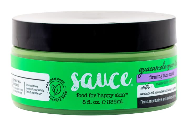 Sauce Beauty Guacamole Green Tea Firming Face Mask (8 fl oz)