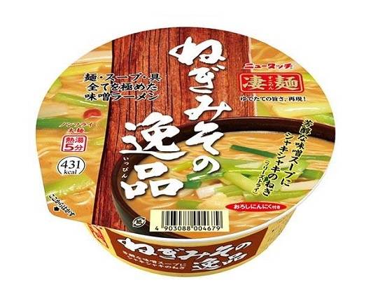 212408：ニュータッチ 凄麺 ねぎみその逸品 133G / New Touch Sugomen Negimiso ramen