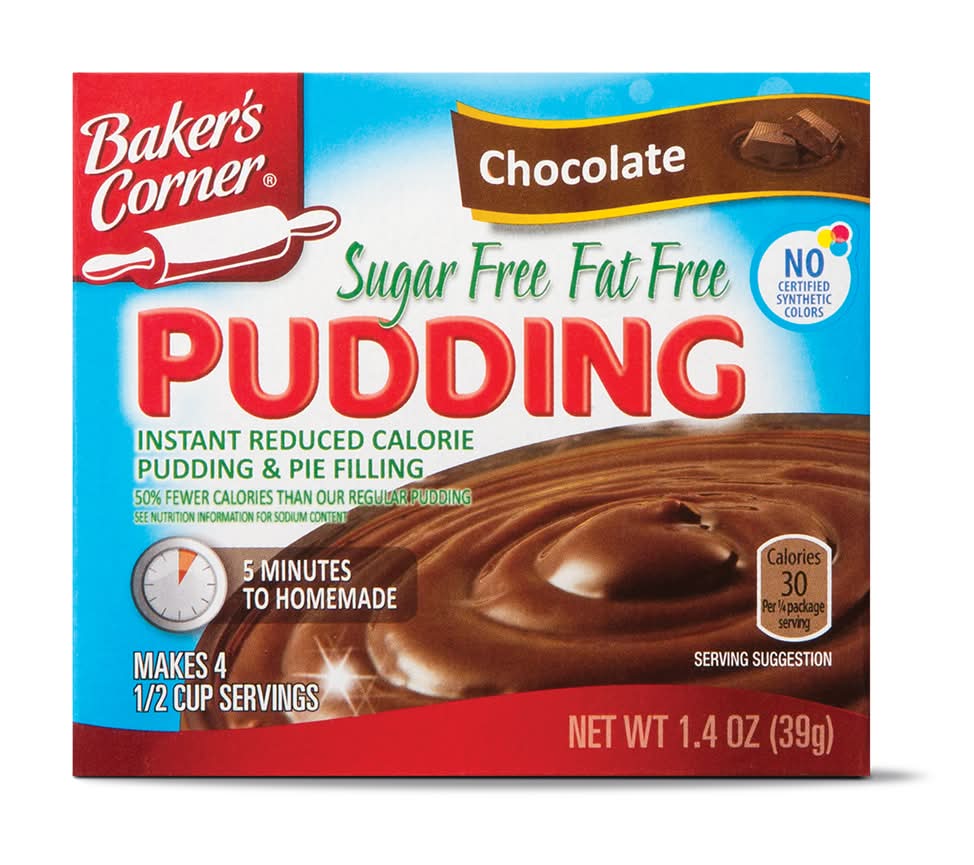 Baker's Corner Sugar Free Pudding & Pie Filling, Chocolate (1.4 oz)