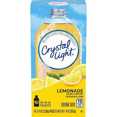 Crystal Light Natural Lemonade Drink Mix (10 pack, 0.14 oz)