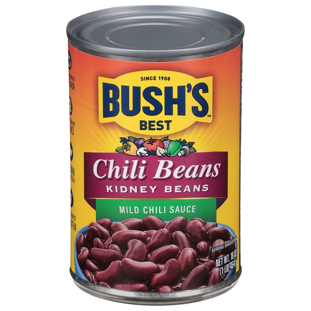 Bush’s Chili Kidney Beans in a Mild Chili Sauce (1 lbs)