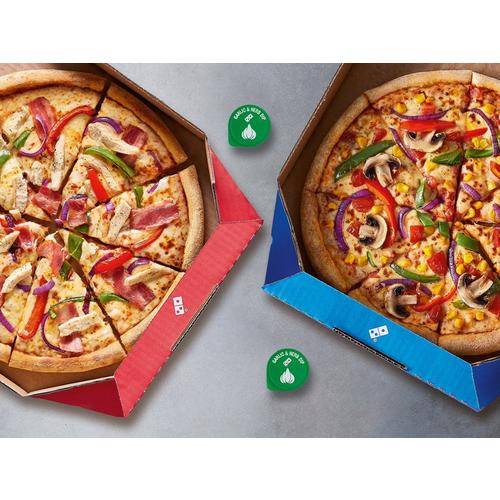 2 Medium Pizzas £22