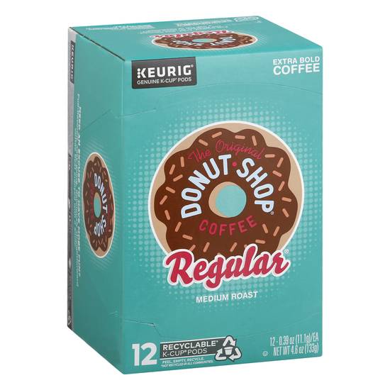 Keurig Donut Shop Medium Roast Regular Coffee K-Cup Pods (12 ct, 0.39 oz)