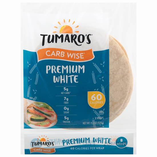 Tumaro's Carb Wise Premium White Wraps