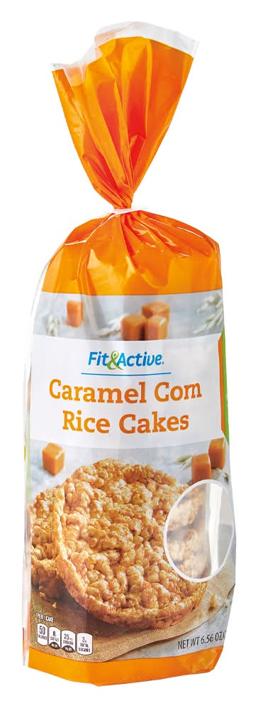 Fit & Active Corn Rice Cakes, Caramel (6.56 oz)