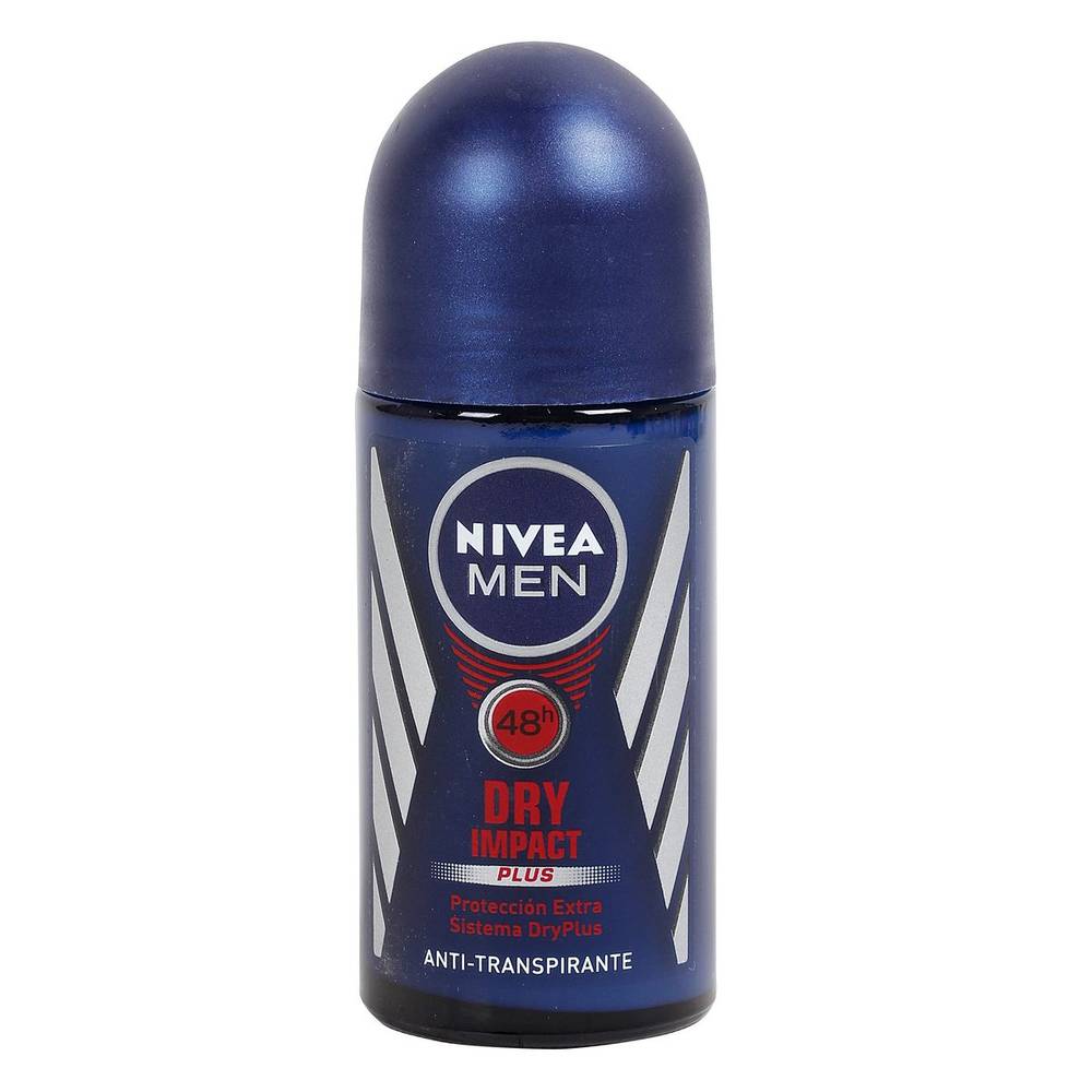 Men desodorante dry impact plus NIVEA roll on 50 ml