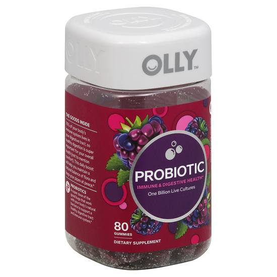Olly Probiotic Bramble Berry Gummies (80 ct)