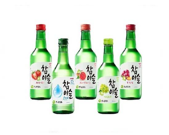 357905：【Uber限定】眞露チャミスル5本飲み比べセット / Hite Jinro Chamisul Set