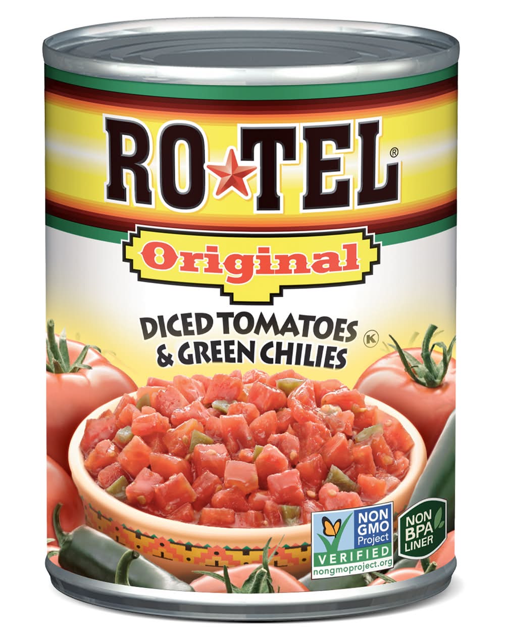 Ro-Tel Diced Tomatoes & Green Chilies, Original (10 oz)