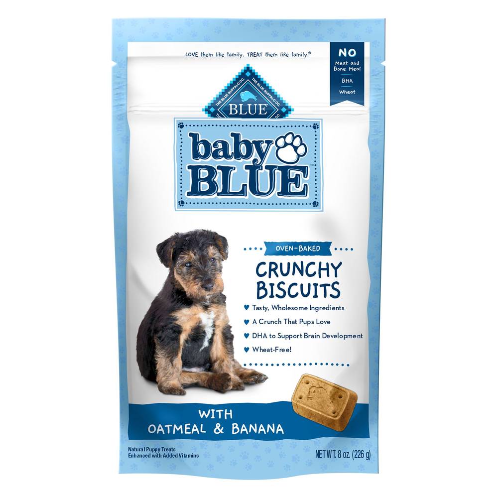 Blue Buffalo® Baby BLUE™  Puppy Treat Dog Treats - Natural, Oa™eal (Size: 8 Oz)
