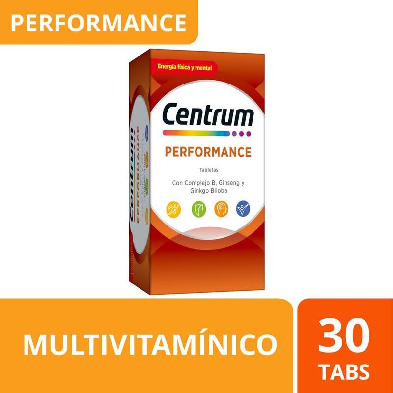 Centrum · Multivitamínico performance (30 un)