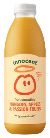 innocent Mangoes Apples & Passion Fruits, We Never Add Sugar Smoothie (750ml)