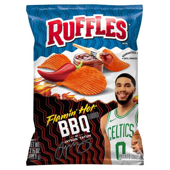 Ruffles Flamin' Hot Potato Chips (barbecue)