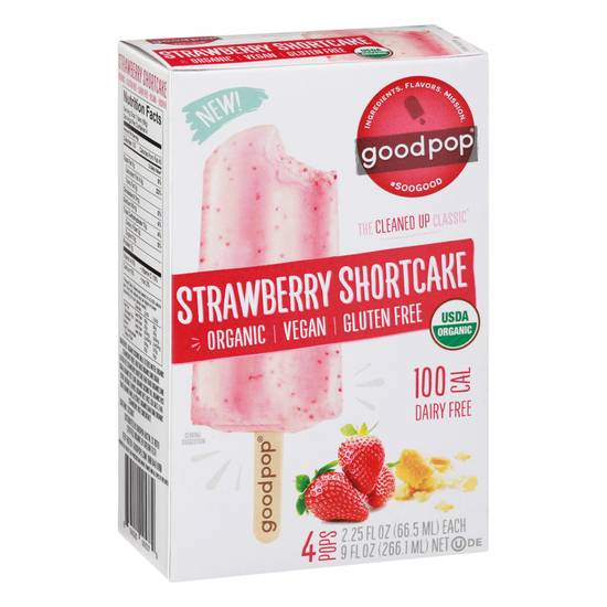 Goodpop Strawberry Shortcake Pops (4ct)