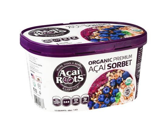 Acai Roots · Organic Acai Sorbet (1.5 qts)