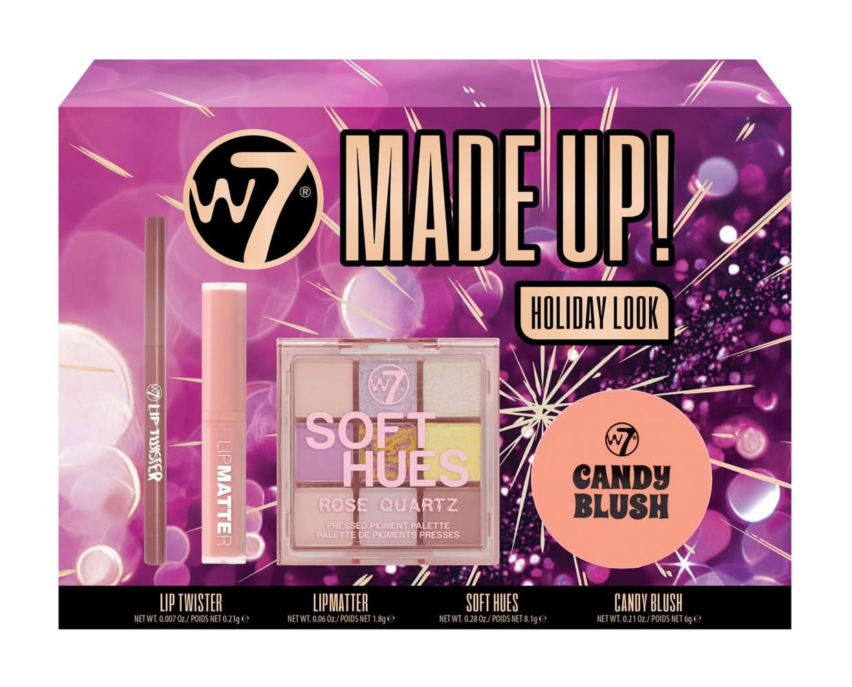W7 Made Up! Holiday Look Gift Set
