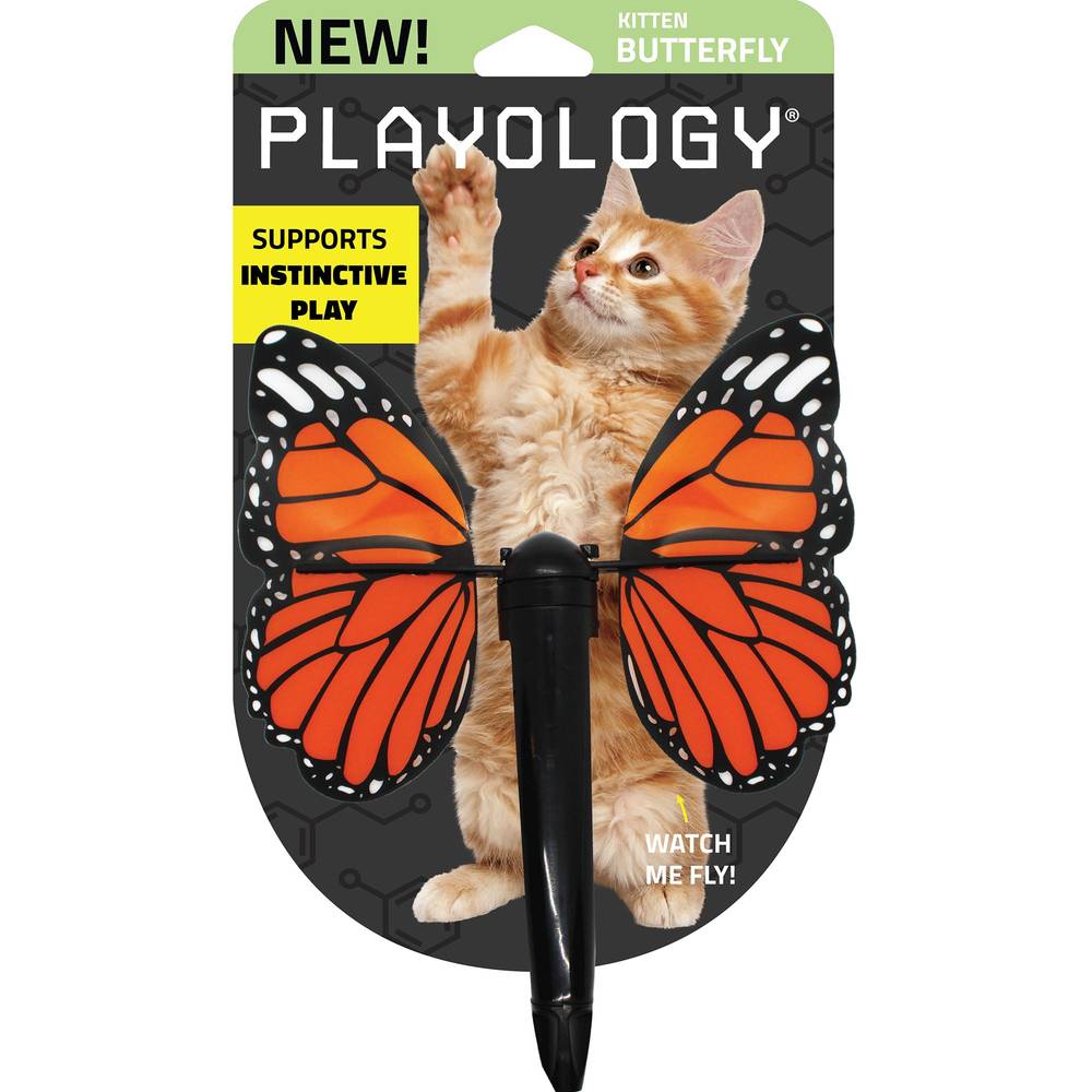 Playology Kitten Butterfly Cat Toy