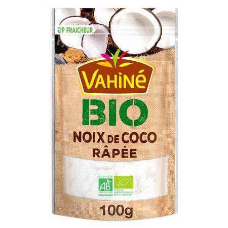 Bio - Noix de coco râpée Bio VAHINE - le sachet de 115g