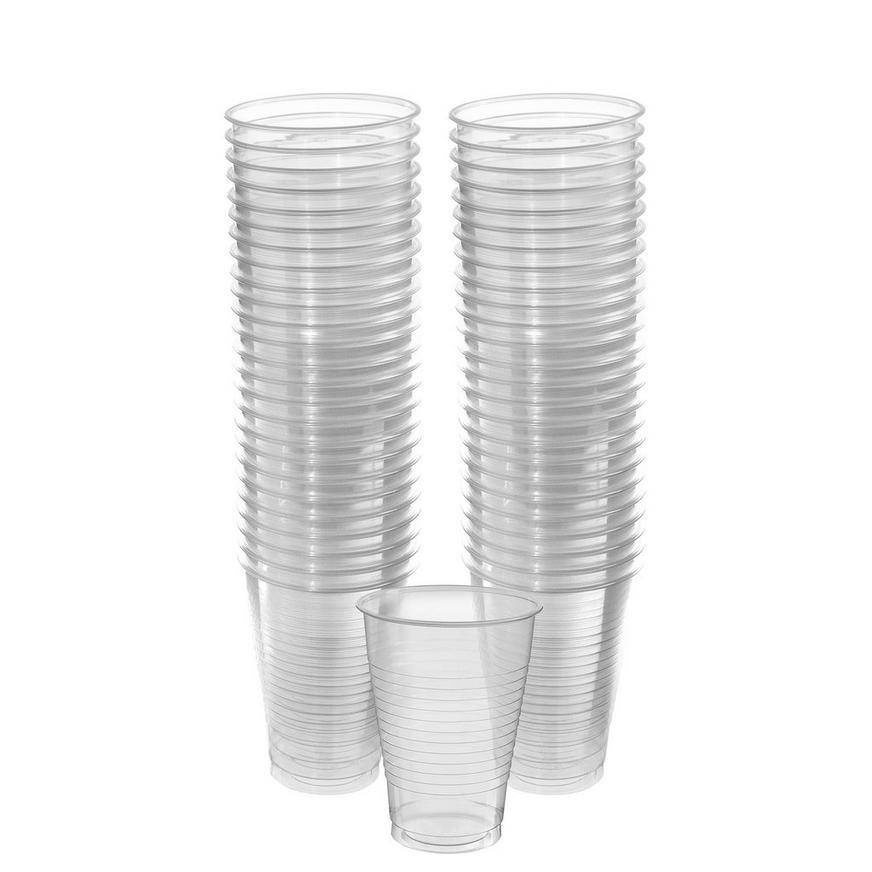 Party City Plastic Cups (12oz/clear)