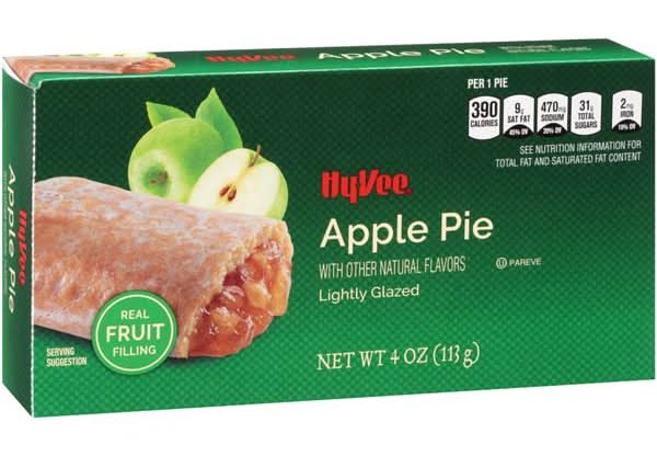 Hy-Vee Lightly Glazed Apple Pie (4 oz)