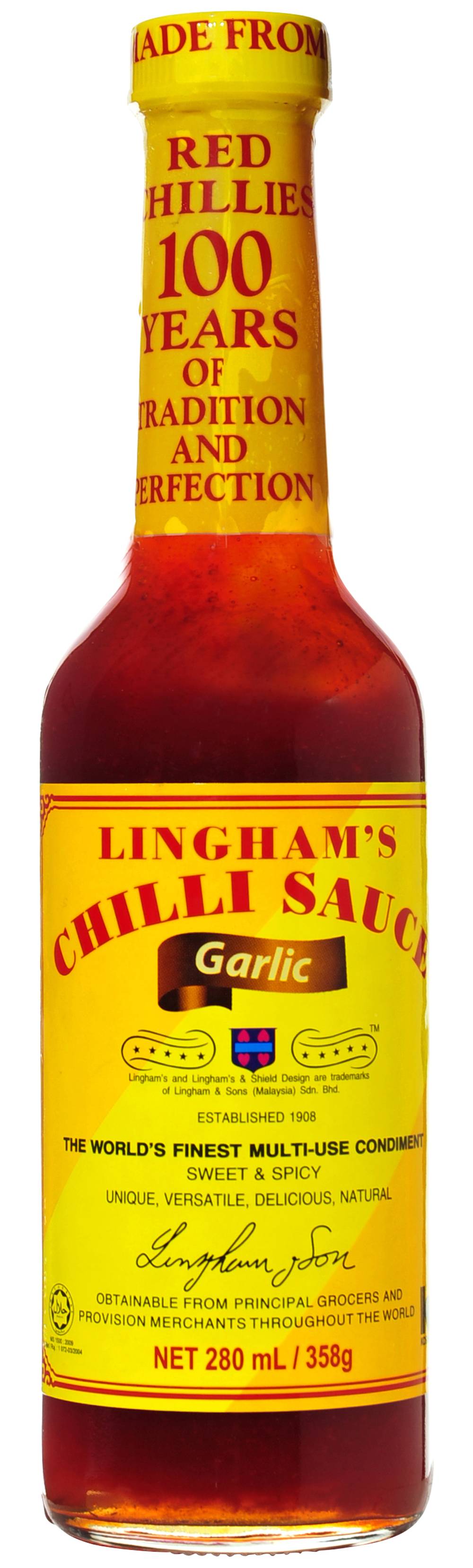 Lingham's Chilli Sauce Garlic (280mL)