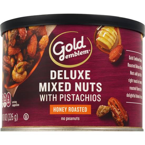 Gold Emblem Honey Roasted Deluxe Mixed Nuts With Pistachios