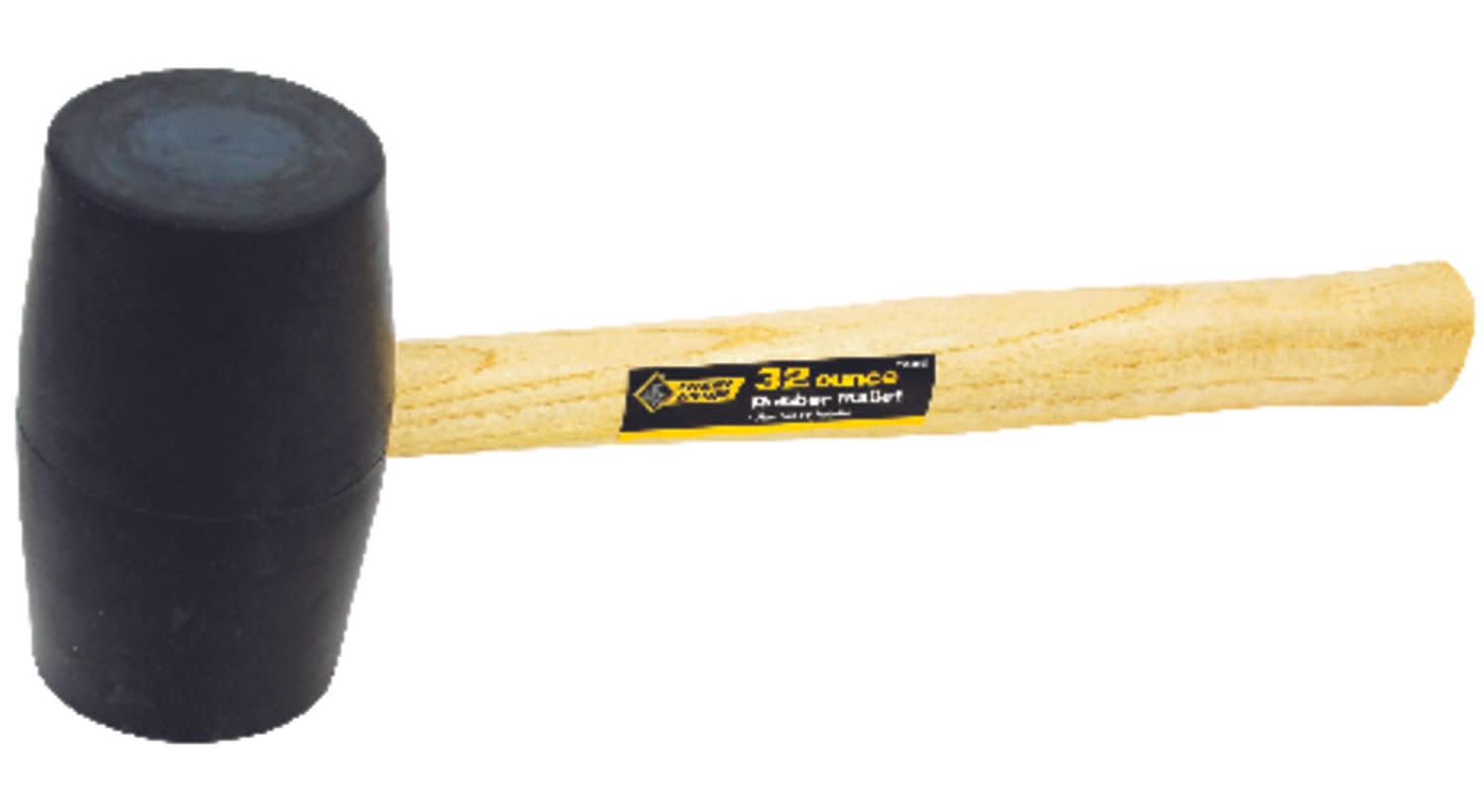 Steel Grip 32 Oz Mallet Rubber Head Wood Handle