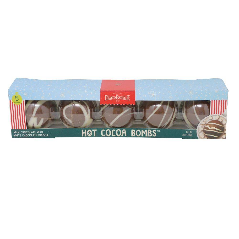 Maud Borup Holiday Jumbo Hot Cocoa Bombs (10 oz, 5 ct)