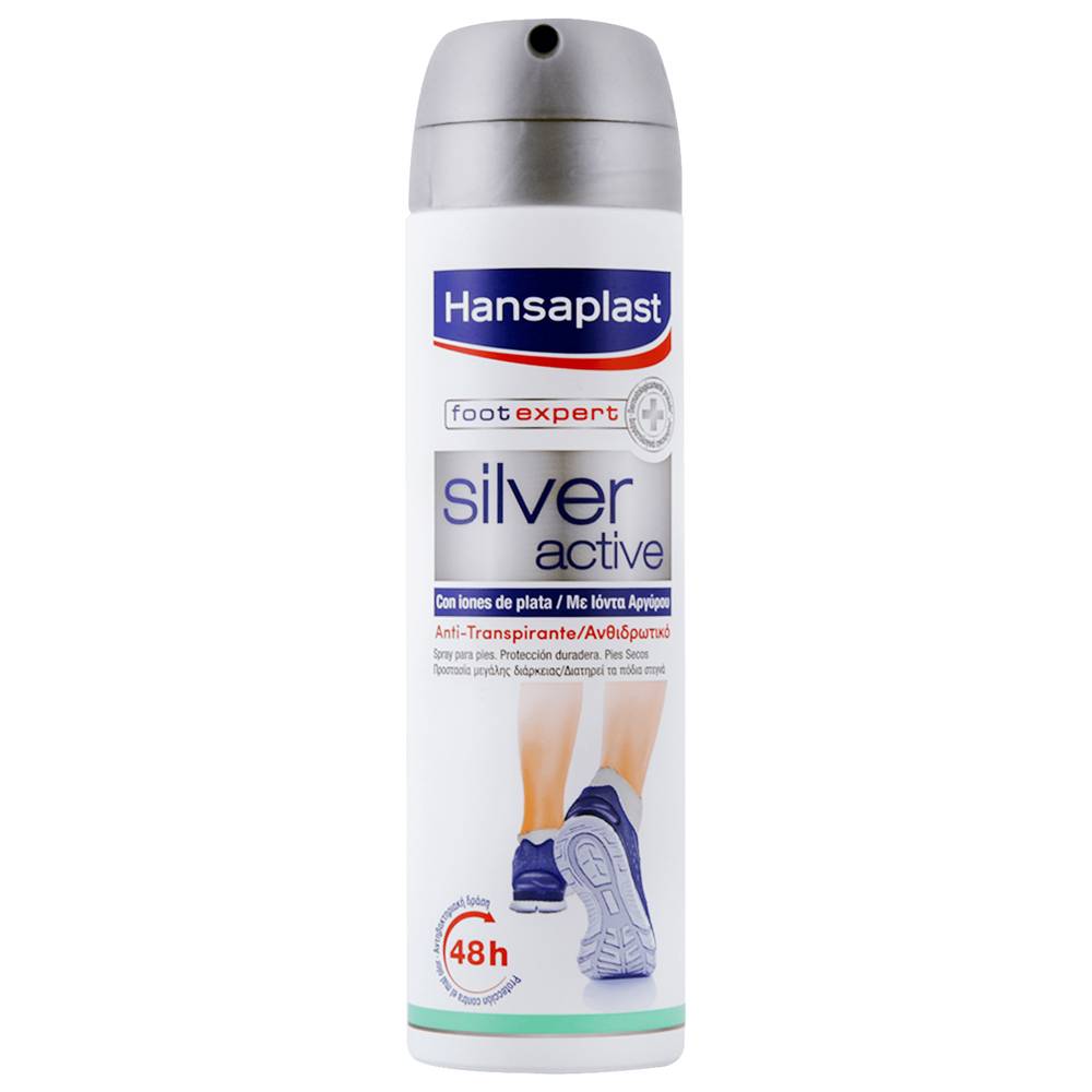 Hansaplast antitranspirante para pies silver active (aerosol 150 ml)