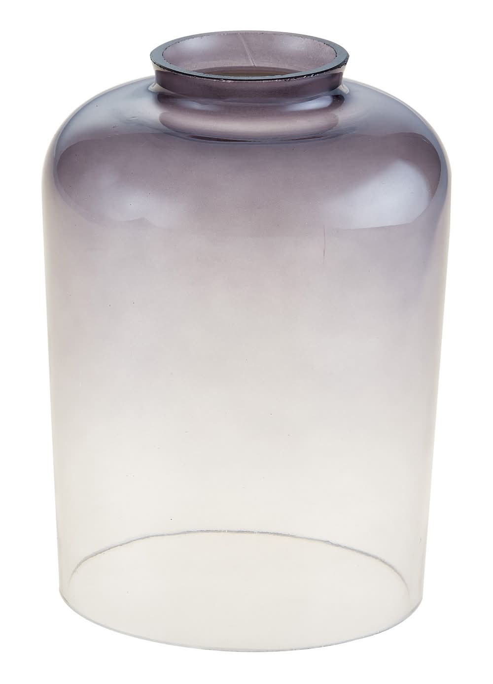 Style Selections Design and Combine 5.87-in x 4.25-in Ombre luster Clear glass Vanity light shade with 2-1/4-in Fitter (Lip Fitter)