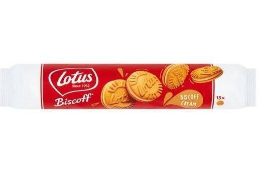 Lotus Biscoff Stuffed Cream Biscuits