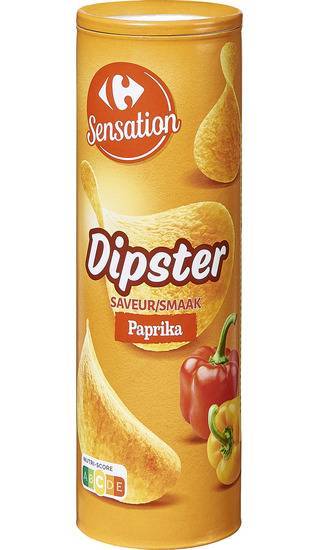 Carrefour Sensation - Dipster chips de tuiles (paprika)