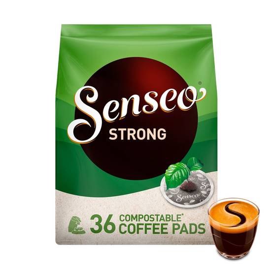 SENSEO® Café Dosette Compostable* Strong 36 Pièces