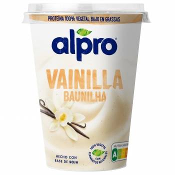 Preparado de soja con vainilla Alpro sin gluten y sin lactosa 400 g.