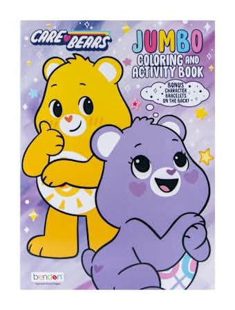 Licensed Jumbo Coloring & Activity Book Care Bears