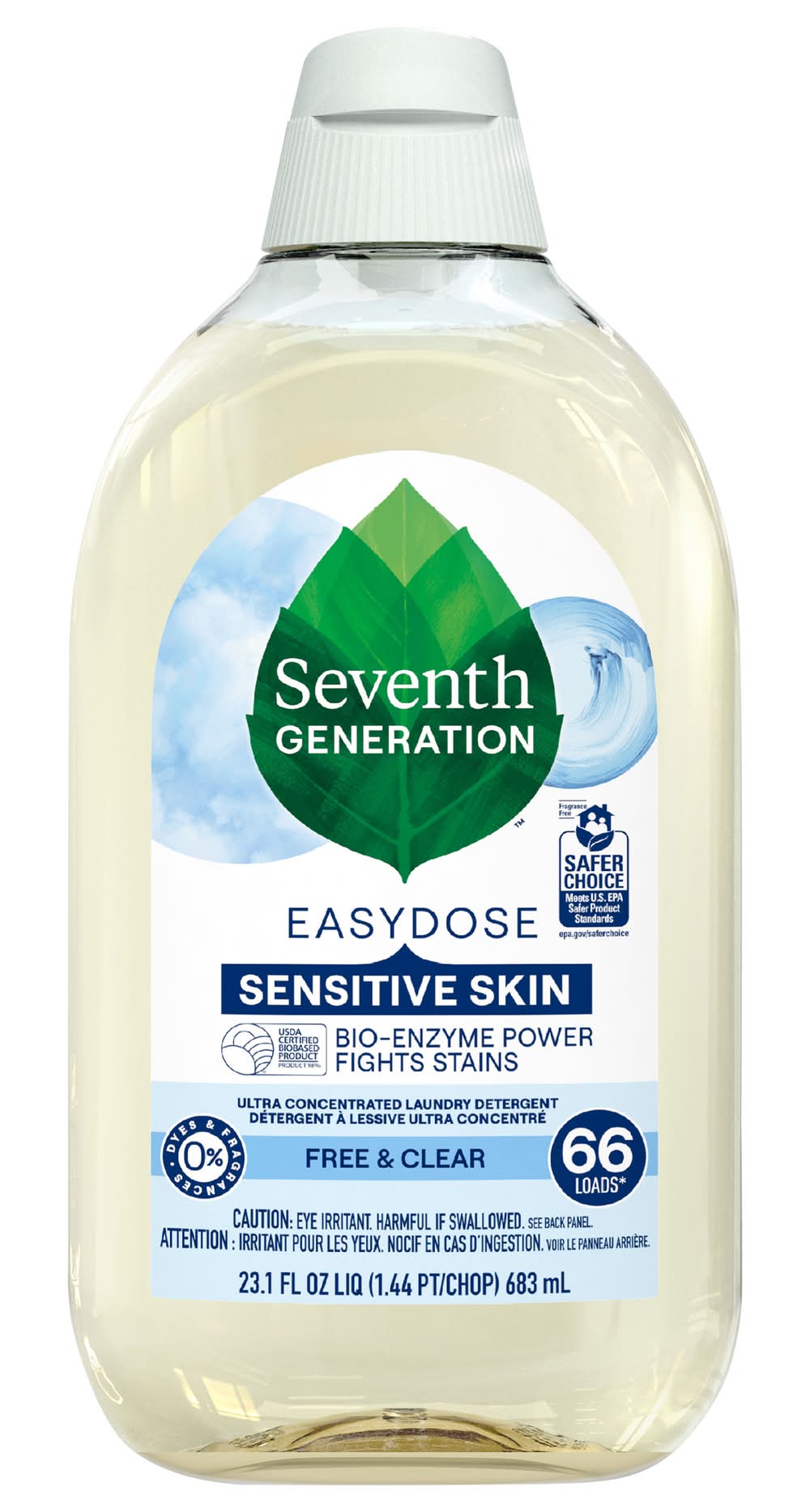 Seventh Generation Free & Clear Laundry Detergent (23.1 fl oz)