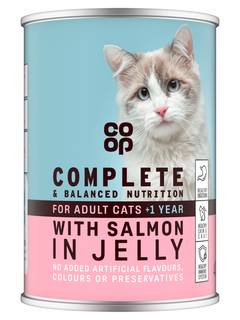 Co-op Tasty Chunks In Jelly With Salmon + 1 Year 400G