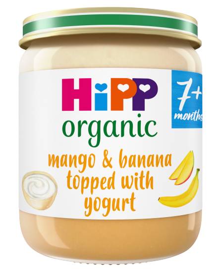 HiPP Mango & Banana Topped With Yogurt 7+ Months
