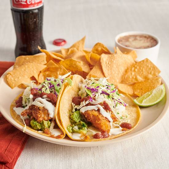 Fish Taco Especial Two Taco Plate