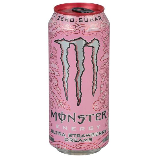 Monster Zero Sugar Ultra Energy Drink (strawberry dreams) (16 fl oz)