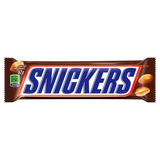 Snickers barres regulier (48 × 52 g)- chocolate candy bars (48 × 52 g)