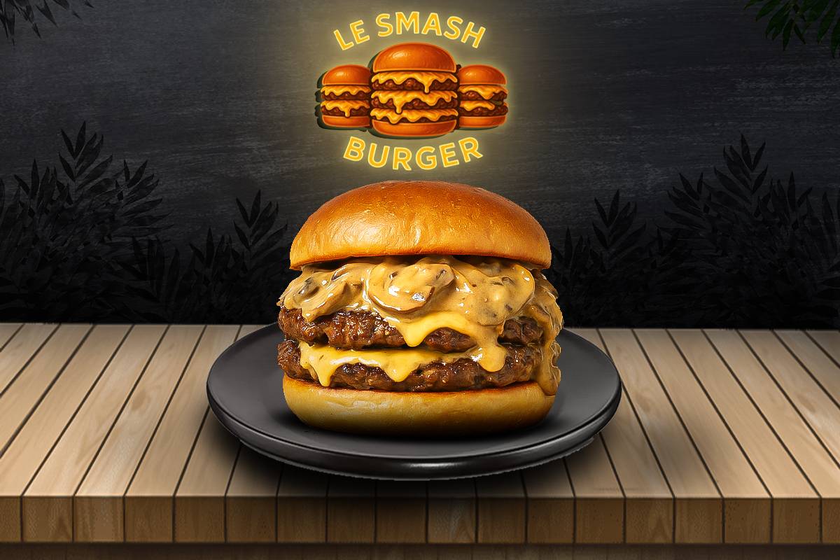 🌲SMASH FORESTIÈRE – SAUCE CRÉMEUSE & CHAMPIS