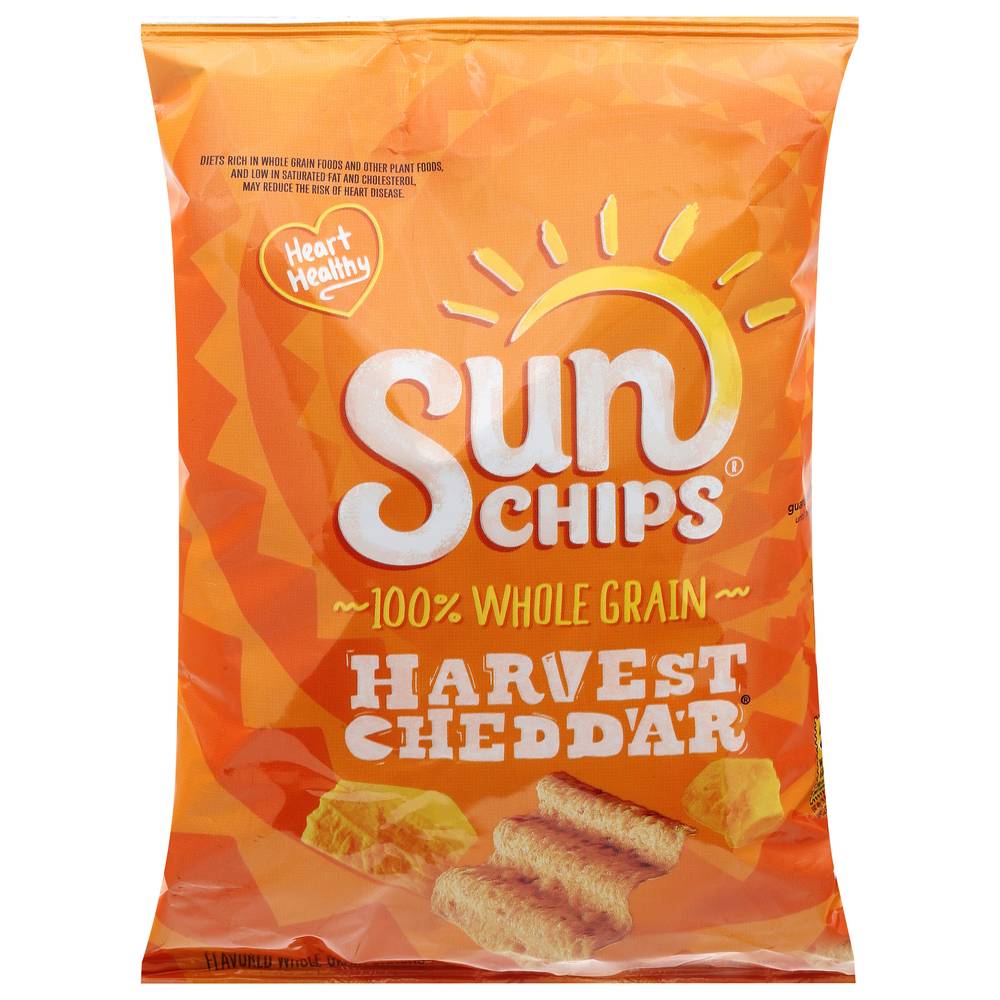 Sun Chips 100% Whole Grain Snacks, Harvest Cheddar (2.75 oz)