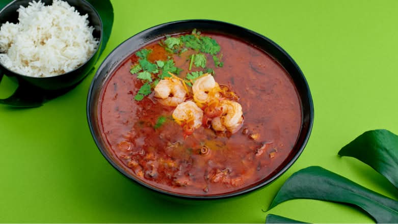 Tom Yum z Krewetkami