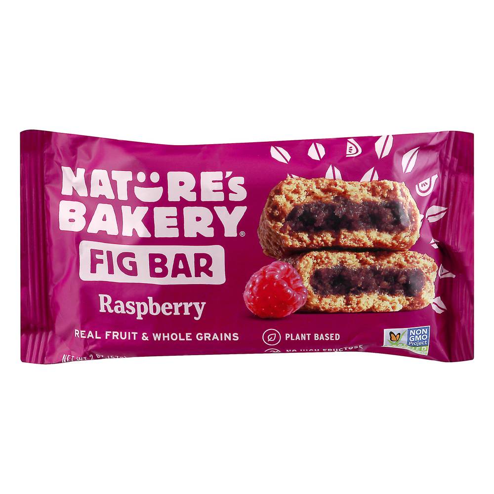 Nature's Bakery Real Fruit & Whole Grains Fig Bar, Raspberry (2 oz)