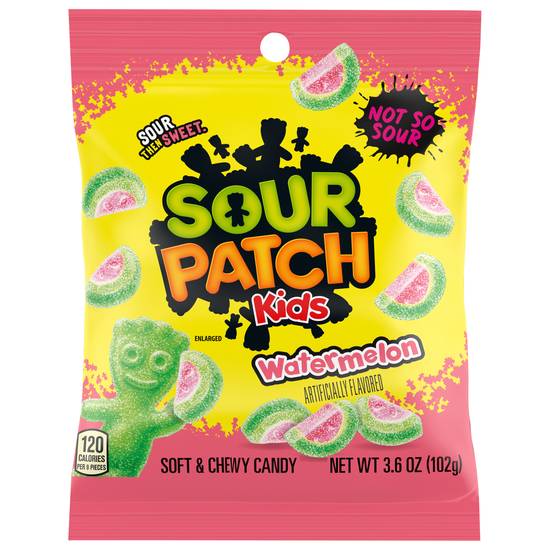 Sour Patch Kids Watermelon Soft & Chewy Candy (3.6 oz)