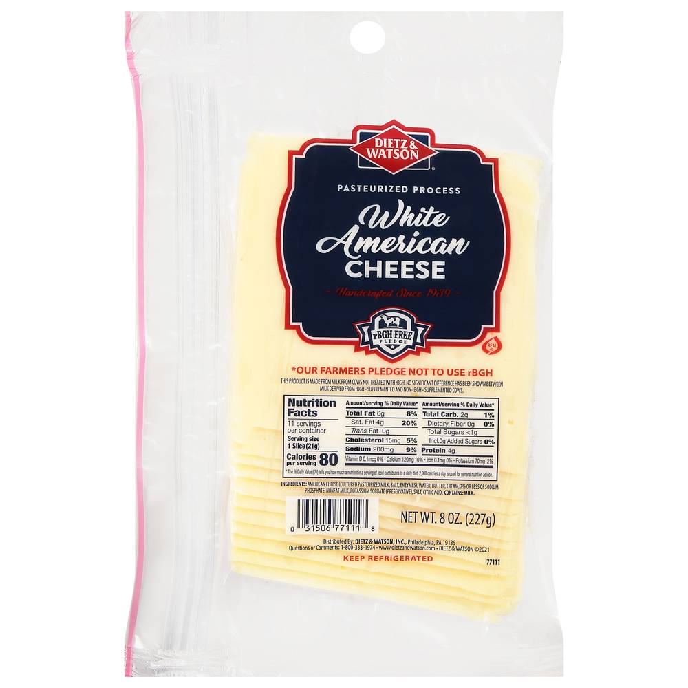 Dietz & Watson White American Cheese