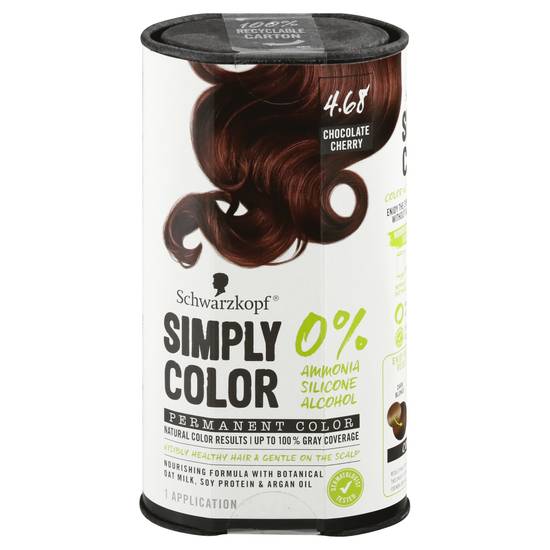 Schwarzkopf Simply Color Chocolate Cherry 4.68 Permanent Hair Color