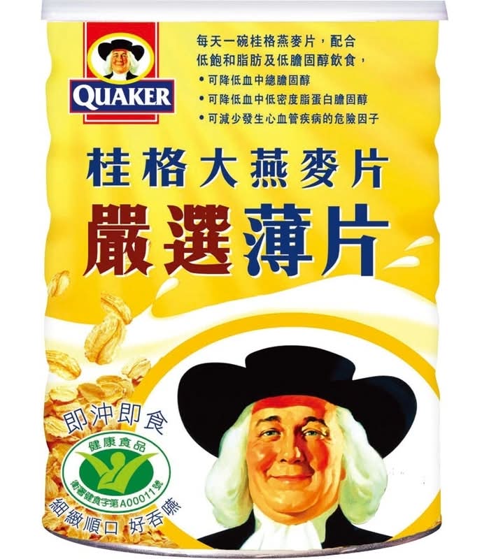 桂格大燕麥片嚴選薄片800g <800g克 x 1 x 1Can罐>