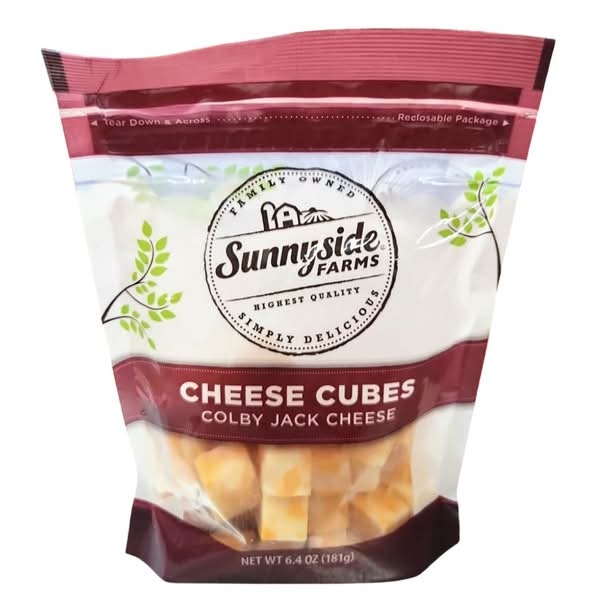 Sunnyside Farms Colby Jack Cheese Cubes (6.4 oz)